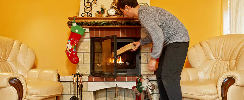 Rusted Metal Fireplace Restoration in Cottage Grove, Minnesota