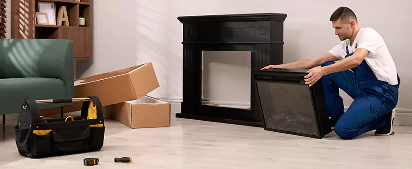 Old Rusted Metal Fireplace Repair And Replacement in Cottage Grove, MN