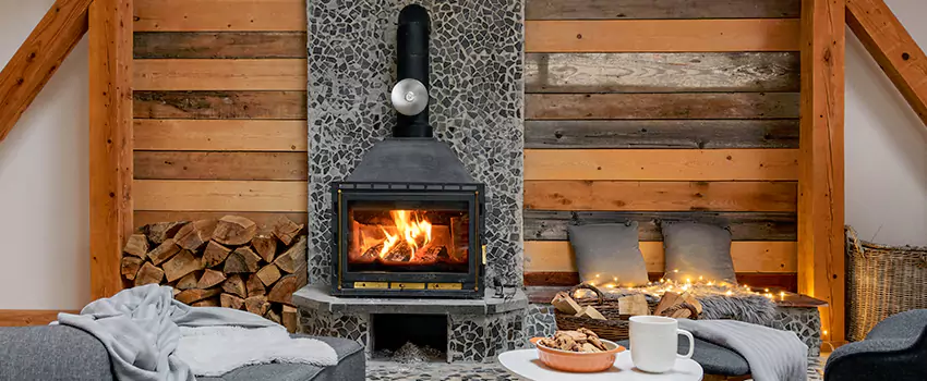 Thelin Hearth Products Direct Vent Gas Stove Fireplace Inspection in Cottage Grove, Minnesota